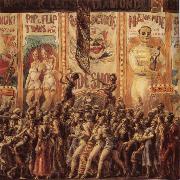 Reginald Marsh People oil on canvas